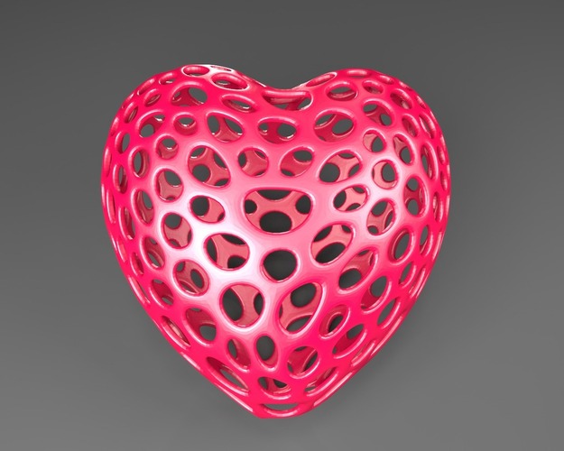 Heart - Voronoi Style