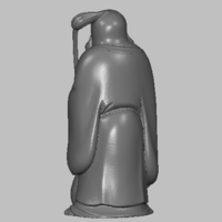 Smiling Buddha original japanese ivory figurine miniature - Thumbnail 4