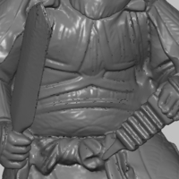Japanese Samurai Ivory original miniature 19th Century - Thumbnail 3