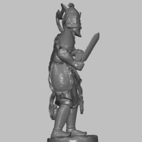 Japanese Samurai Ivory original miniature 19th Century - Thumbnail 5