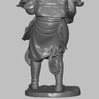 Japanese Samurai Ivory original miniature 19th Century - Thumbnail 12