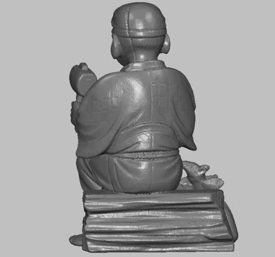Japanese Carpenter Original Ivory miniature figurine 3D Print 238035