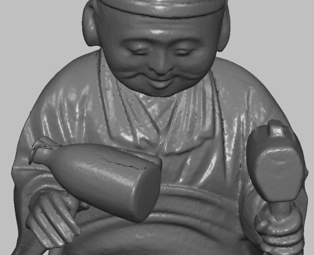 Japanese Carpenter Original Ivory miniature figurine 3D Print 238040