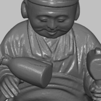 Japanese Carpenter Original Ivory miniature figurine - Thumbnail 10