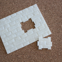 Small Jigsaw "The wall" (12 pieces) 3D Printing 238055