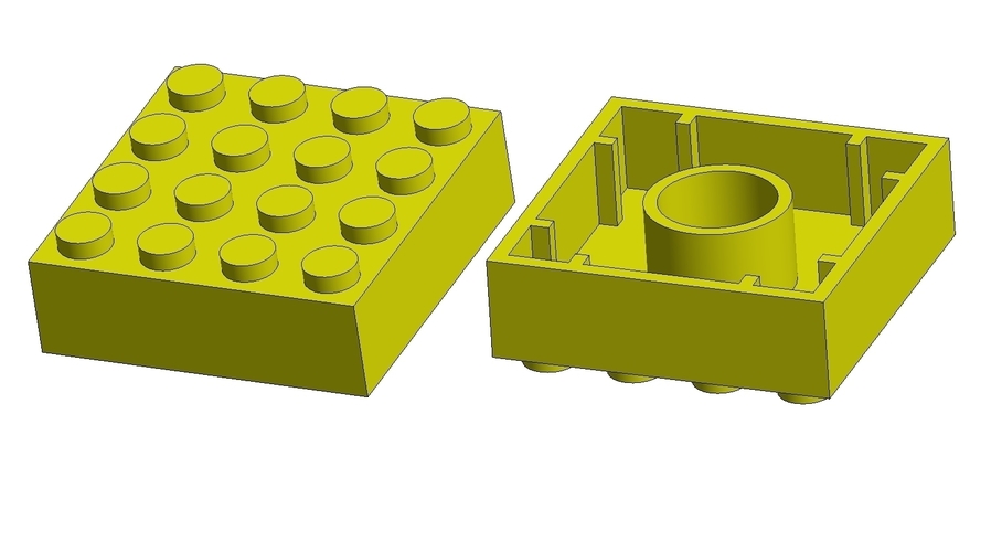 Reduction Duplo -> Lego 3D Print 238071