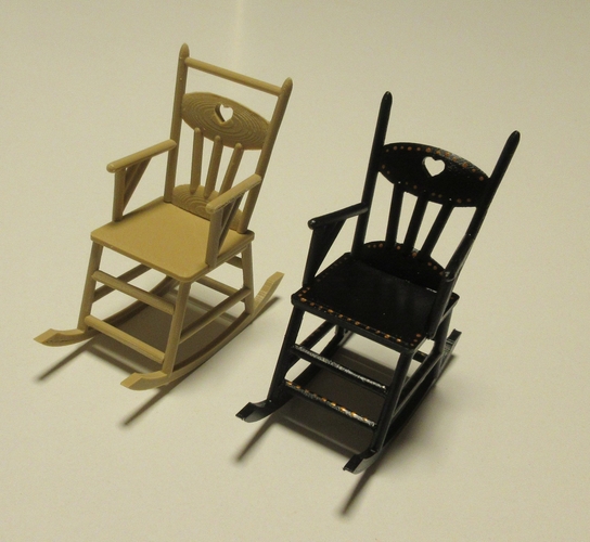 Rocking chair 1:12 3D Print 238086