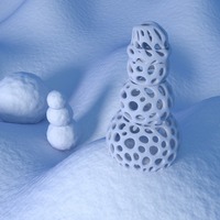 Voronoi Snowman - Thumbnail 2