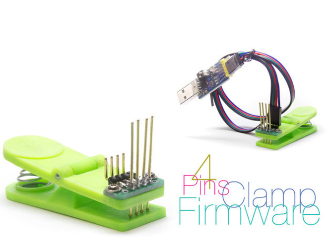 Clamp for firmware controllers 4 pins