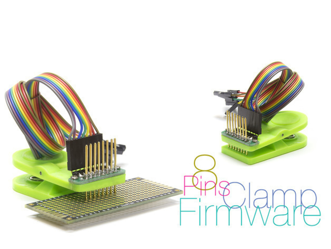 Clamp for firmware controllers 8 pins 3D Print 238117