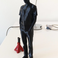 MAN WITH HANDS IN POCKET FOR SCALE GARAGE - Thumbnail 1