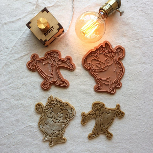 Lion King cookie cutter set 3D Print 238179
