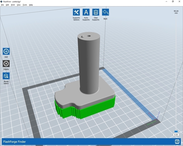 FlashForge Finder - Definitive Spool Holder Stand 3D Print 238197