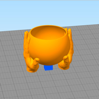 CARRYING HANDS PLANT POT - Thumbnail 4