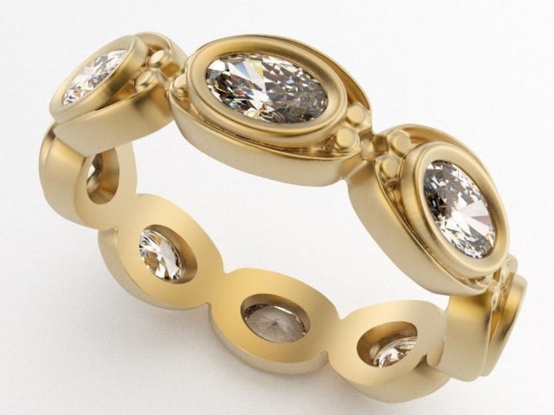 Oval Gems Ring