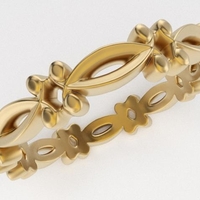Baroque Wedding Ring - Thumbnail 1