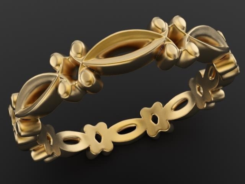 Baroque Wedding Ring