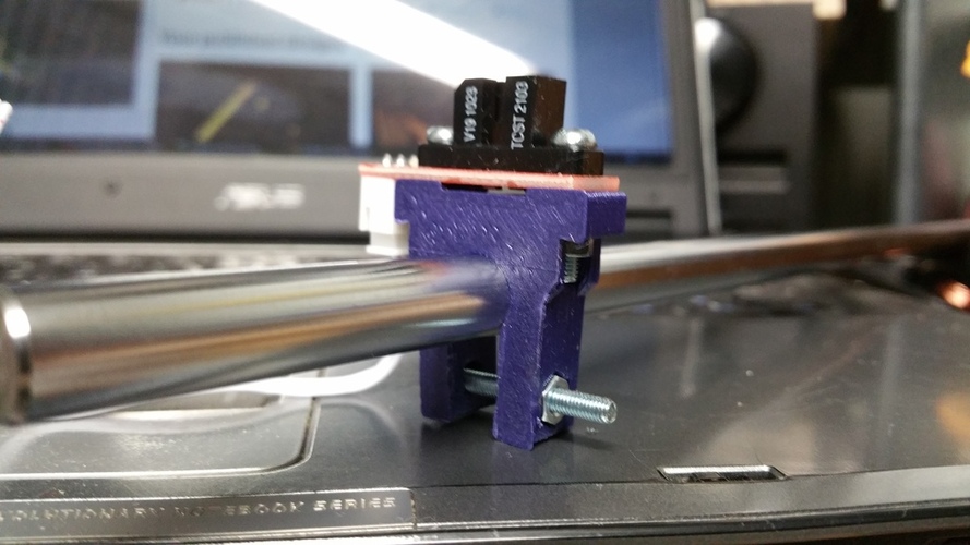 Opto Endstop Mount (for 10mm Rod) 3D Print 23831