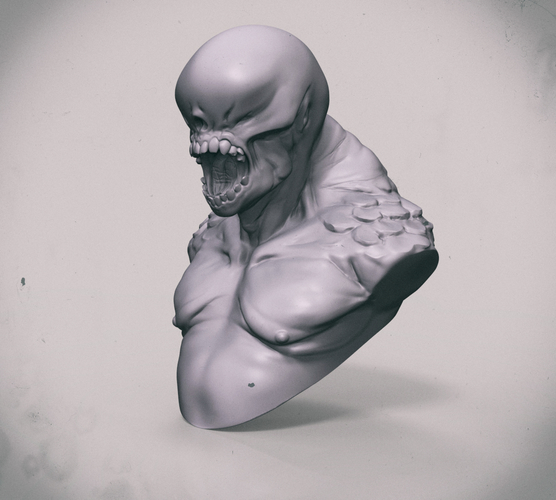 alien bust 3D Print 238310