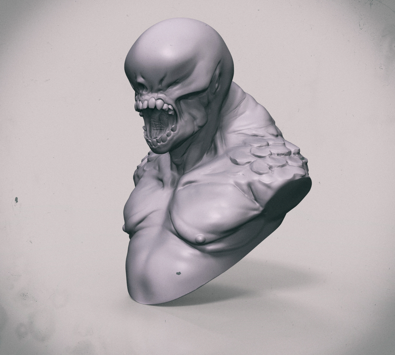 alien bust