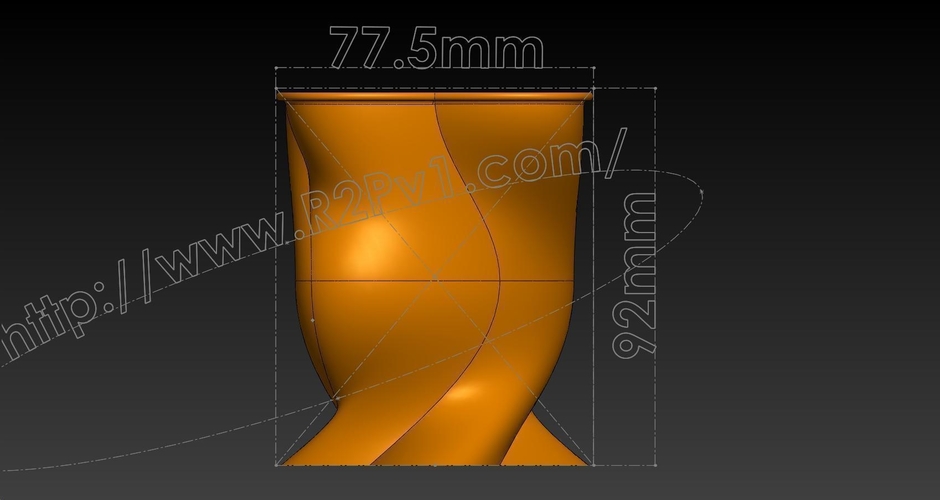 Vase #477 3D Print 238314