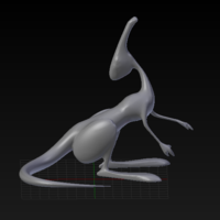 Small Parasaur Dino 1 of 5 3D Printing 238385