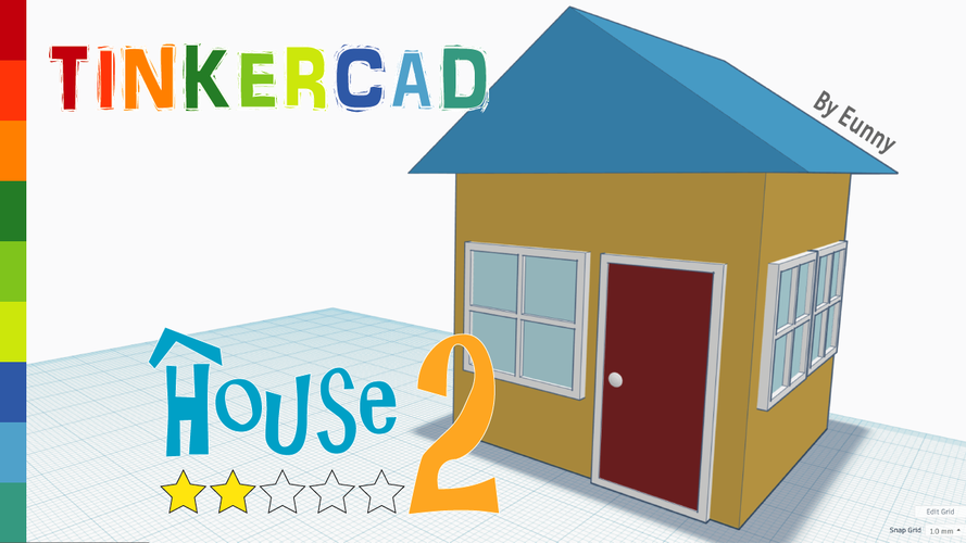 House Level 2 with Tinkercad 3D Print 238400