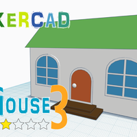 House Level 3 with Tinkercad - Thumbnail 1