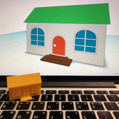 House Level 3 with Tinkercad 3D Print 238402