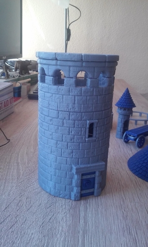 Modular Watchtower - WarGames - Scenary - UPDATE 3 3D Print 238436