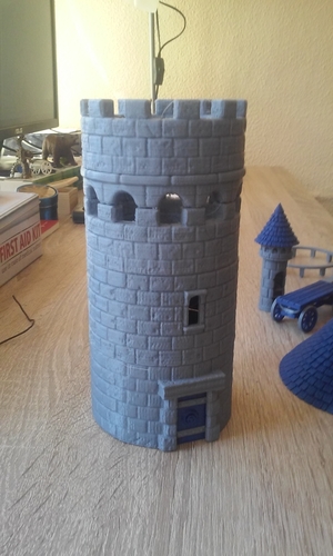 Modular Watchtower - WarGames - Scenary - UPDATE 3 3D Print 238437