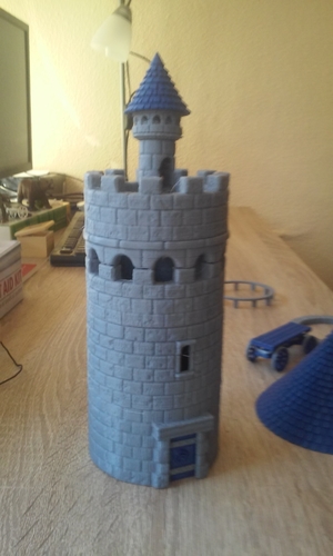 Modular Watchtower - WarGames - Scenary - UPDATE 3 3D Print 238438