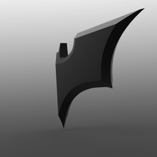 Half Batarang Mirror accessory 3D Print 238478