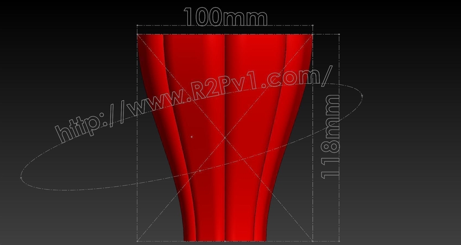 Vase #481 3D Print 238501