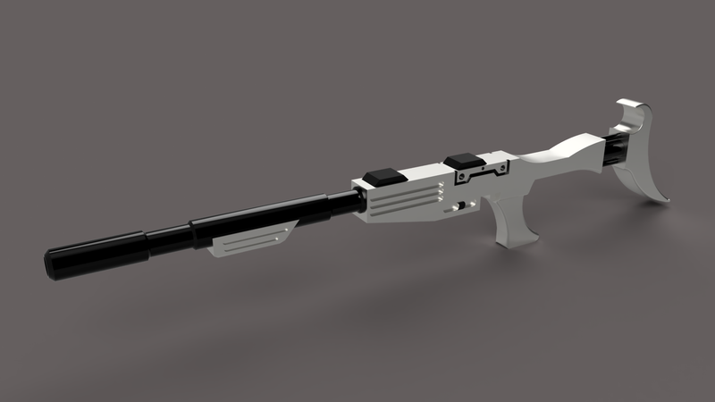 MK II Paladin Blaster Rifle STL File
