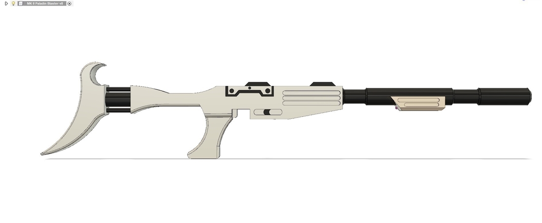 MK II Paladin Blaster Rifle STL File 3D Print 238519