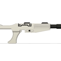 MK II Paladin Blaster Rifle STL File - Thumbnail 3