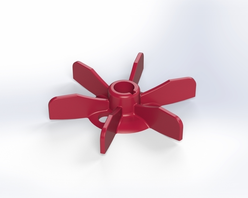 Small motor fan