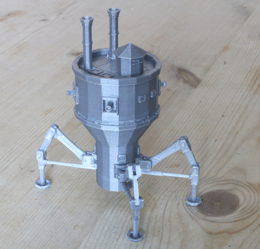 Steampunk Mobile Turret 3D Print 238535