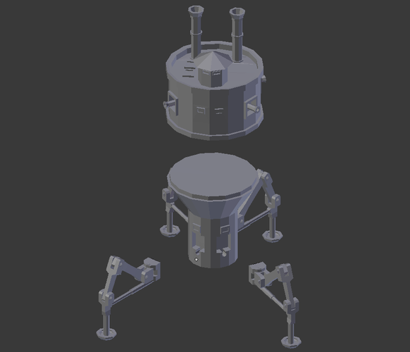 Steampunk Mobile Turret 3D Print 238539