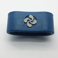 CARLOS 3D Napkin Ring with lauburu - Thumbnail 4