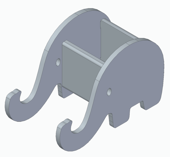 Elefant 3D Print 238593