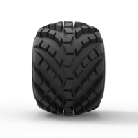 Diecast Arched offroad wheel - Thumbnail 3