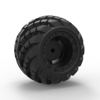 Diecast Arched offroad wheel - Thumbnail 4
