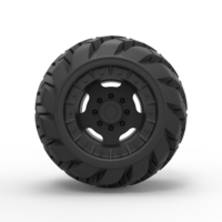 Diecast Arched offroad wheel - Thumbnail 5