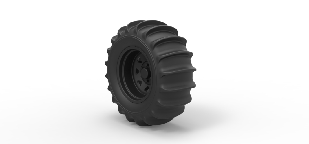 3d Printed Diecast Rear Wheel For Dune Buggy By Techitemsrock Pinshape