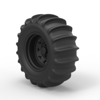 Diecast Rear wheel for Dune Buggy - Thumbnail 2
