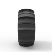 Diecast Wheel for sand - Thumbnail 3