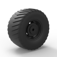Diecast Wheel from Pulling truck - Thumbnail 4