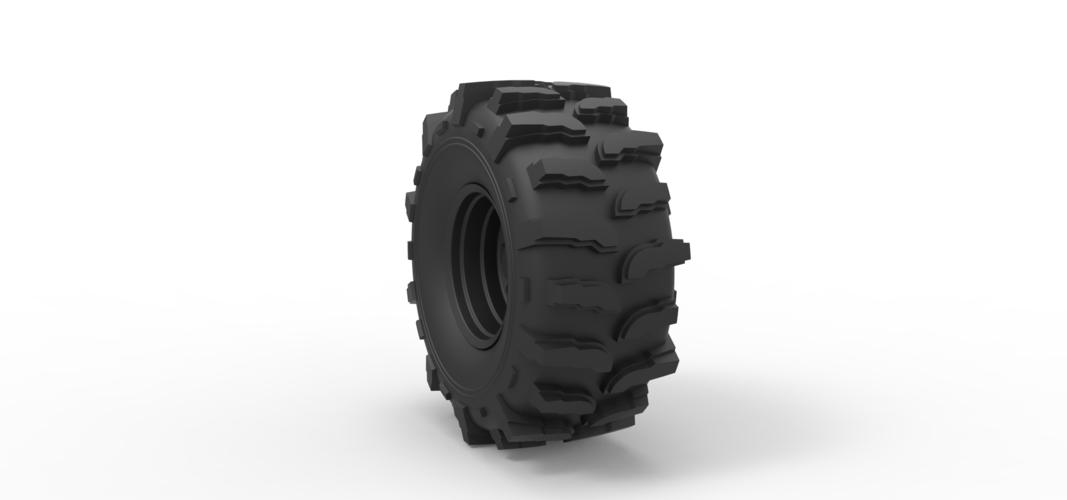 Diecast Offroad wheel 19 3D Print 238672